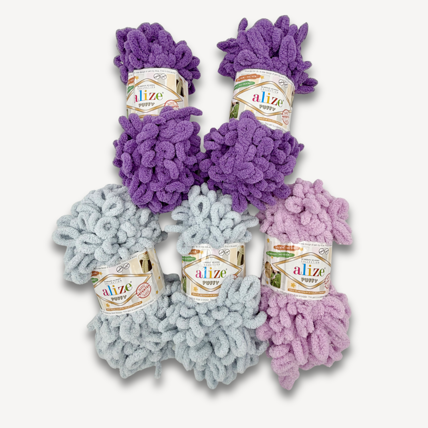 Alize Puffy garnset (5 st)