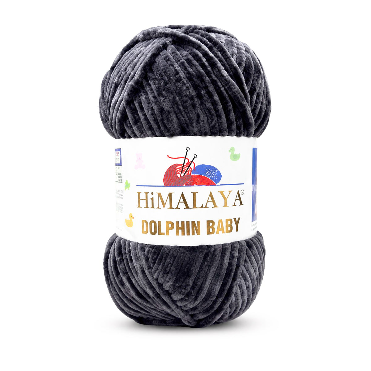 Himalaya Dolphin Baby 80394 Kolgrå – chenillegarn