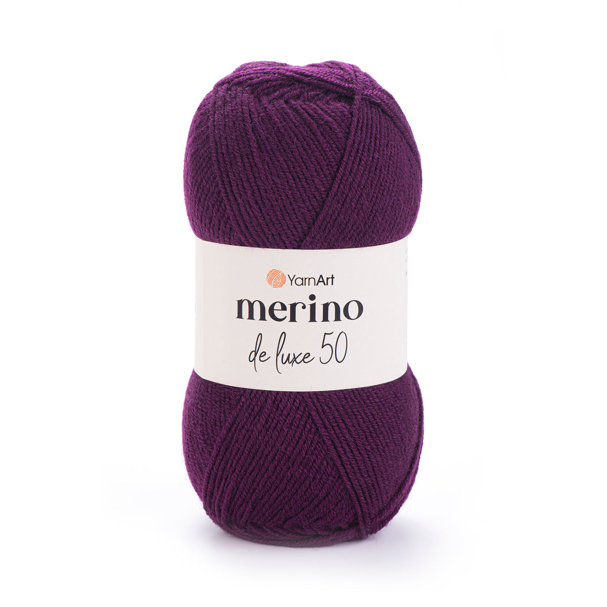 YarnArt Merino DeLuxe 50 10094 Baklažaan – villa-akrüüllõng