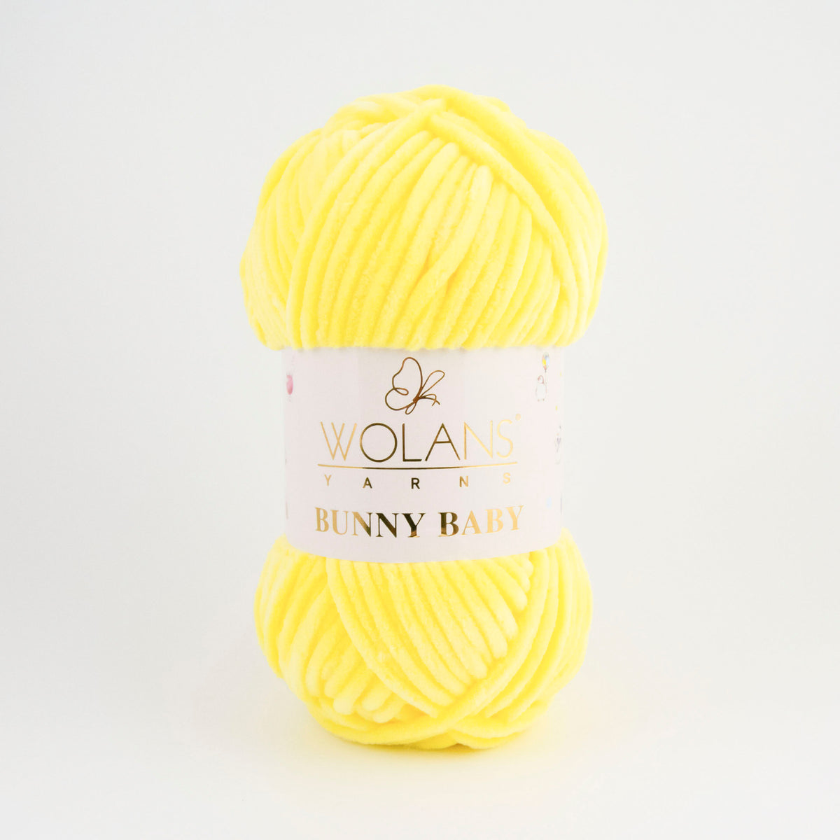 Wolans Bunny Baby 100-14 Võikollane – šenilllõng