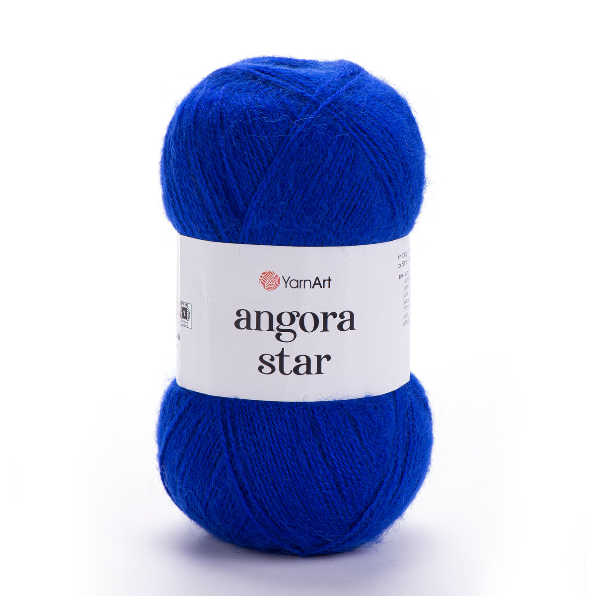 YarnArt Angora Star 152 Safyro – pūkuoti akrilo siūlai su vilna