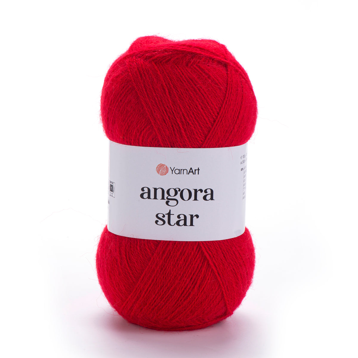 YarnArt Angora Star 156 Vyšninė – pūkuoti akrilo siūlai su vilna