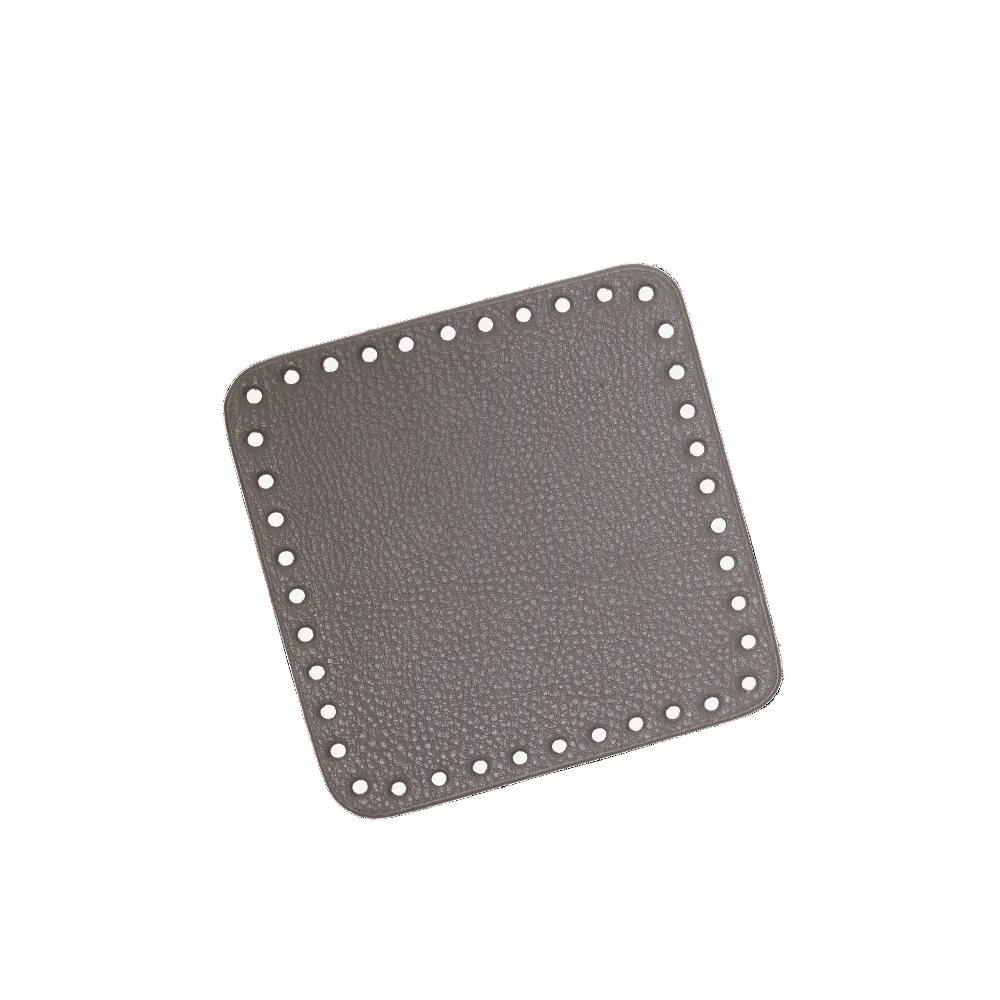 Square Bag Bottom - 15 x 15 cm, Grey