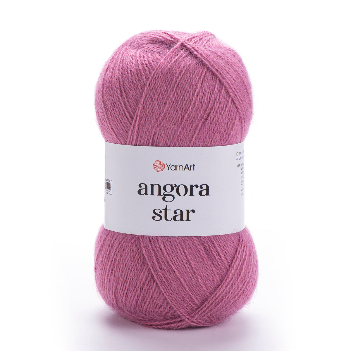 YarnArt Angora Star 3017 Slyvų – pūkuoti akrilo siūlai su vilna