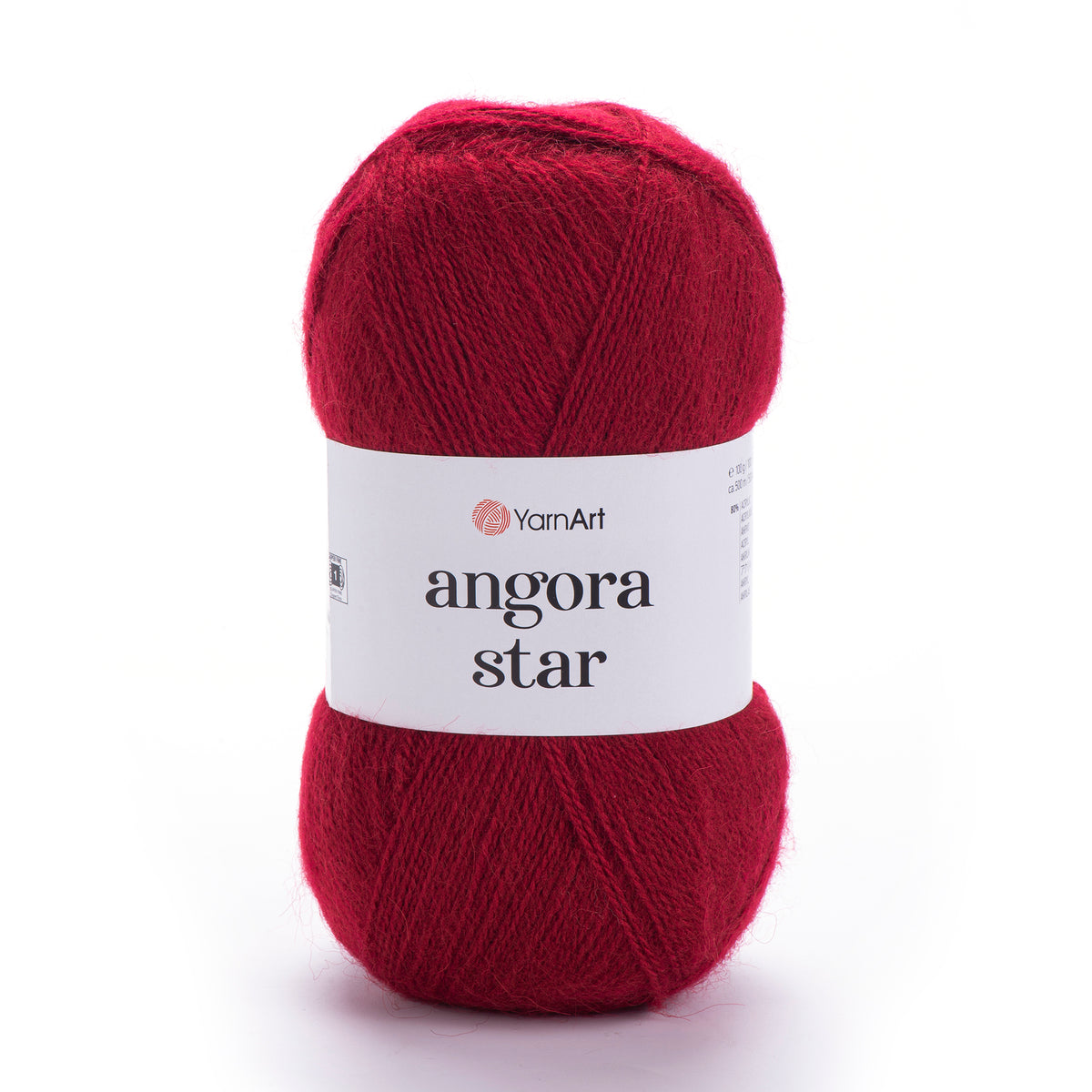 YarnArt Angora Star 3024 Bordo – pūkuoti akrilo siūlai su vilna