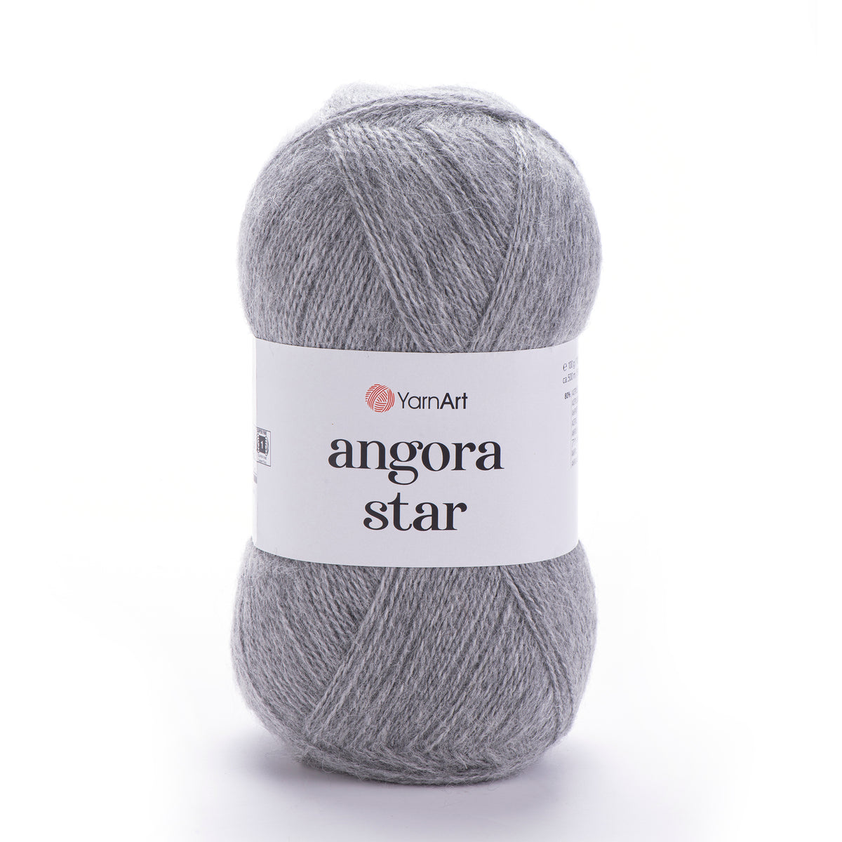 YarnArt Angora Star 3072 Tamsiai pilka – pūkuoti akrilo siūlai su vilna
