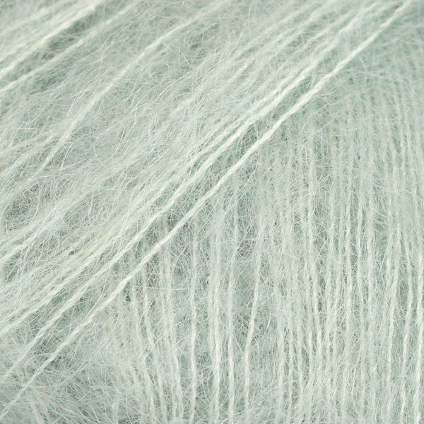 DROPS Kid-Silk 45 Švelnių mėtų – moherio ir šilko siūlai