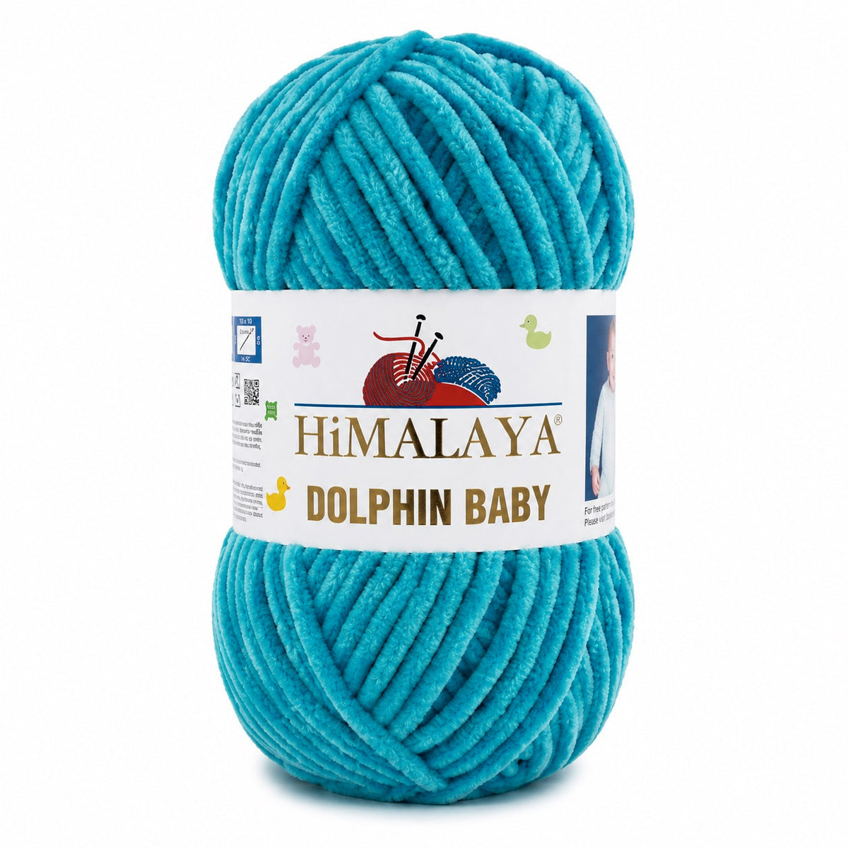 Himalaya Dolphin Baby 80386 Turkos – chenillegarn