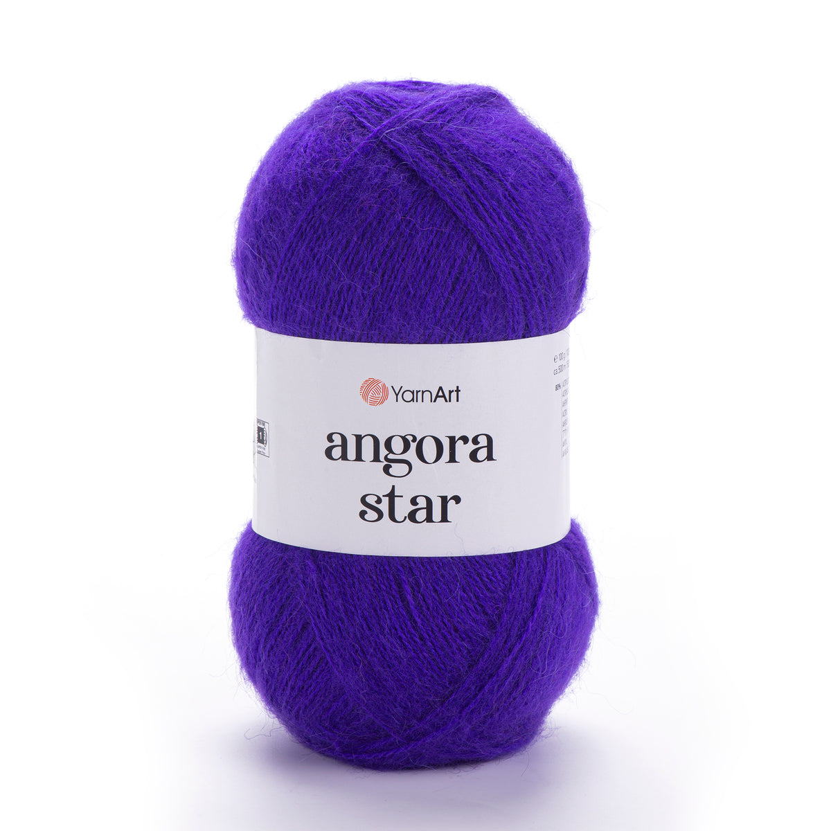 YarnArt Angora Star 556 Violetinė – pūkuoti akrilo siūlai su vilna