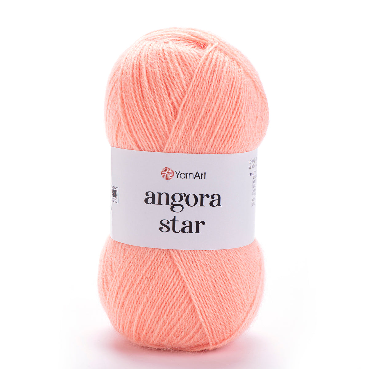 YarnArt Angora Star 565 Dulsvai rožinė – pūkuoti akrilo siūlai su vilna