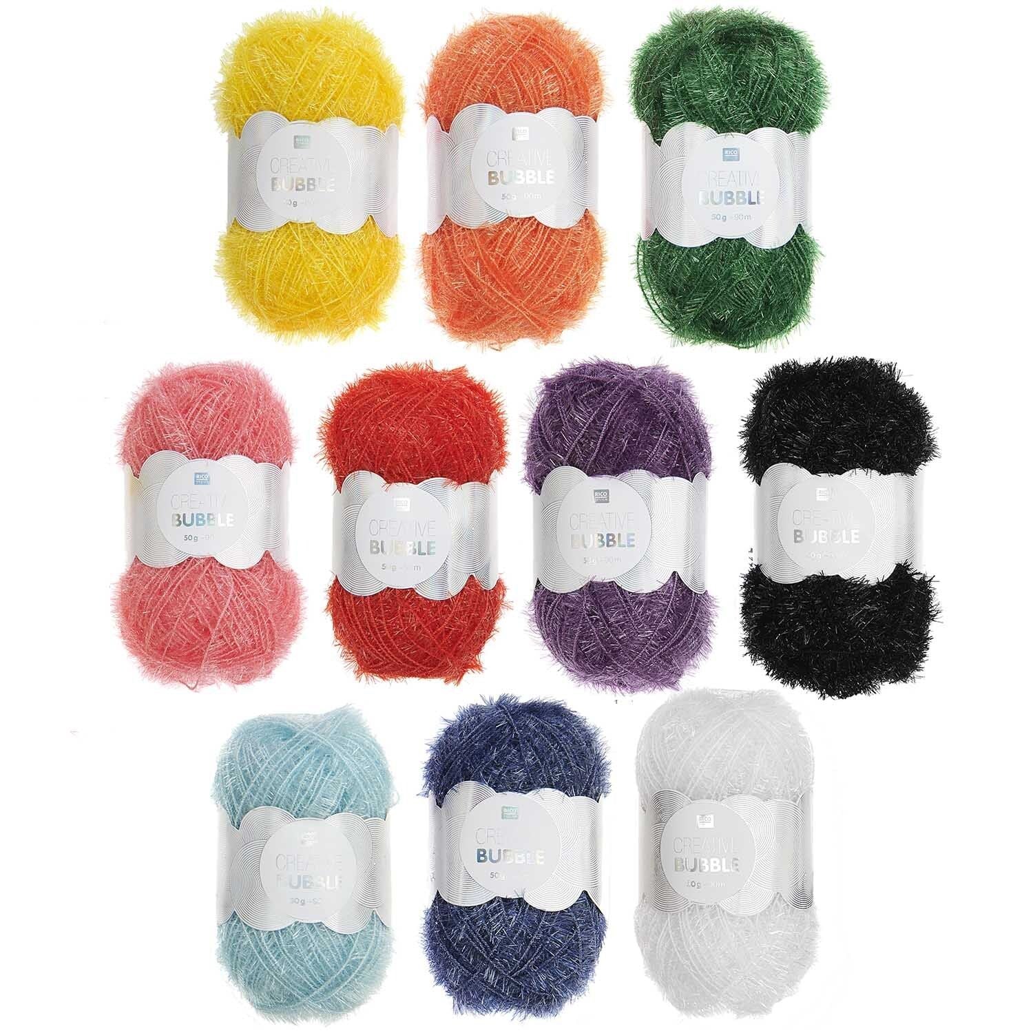 Rico Creative Bubble Kit — Rainbow Colours (10 × 50g)