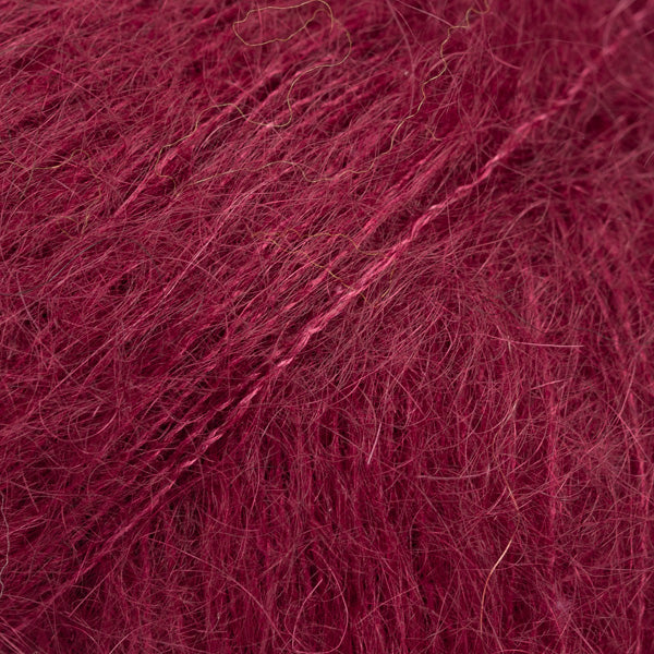 DROPS Kid-Silk 70 Bordo – moherio ir šilko siūlai