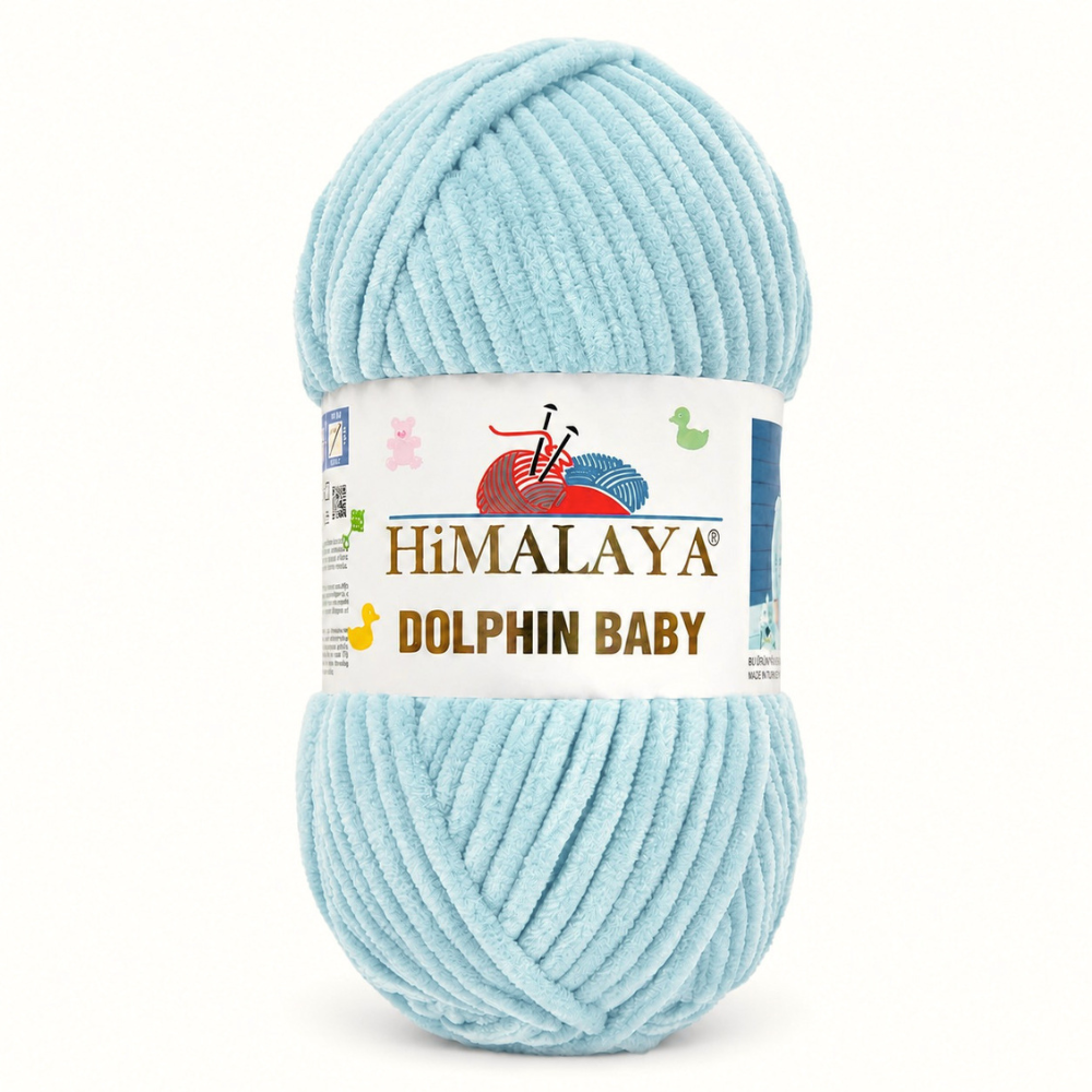 Himalaya Dolphin Baby 80385 Puderblå – chenillegarn