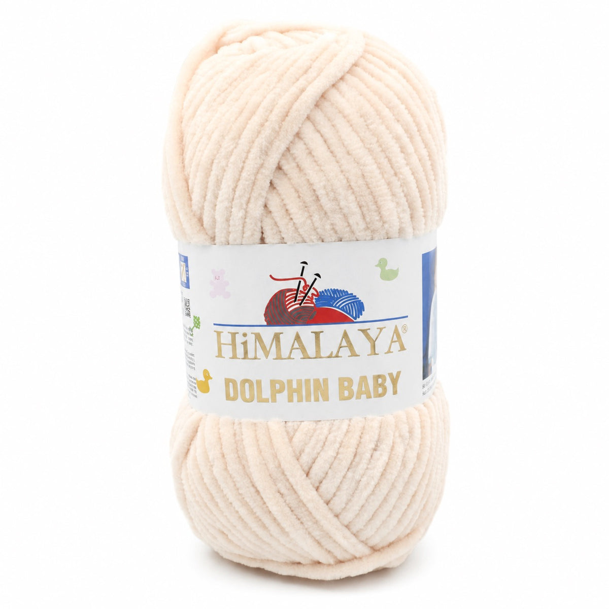 Himalaya Dolphin Baby 80389 Gräddvit – chenillegarn