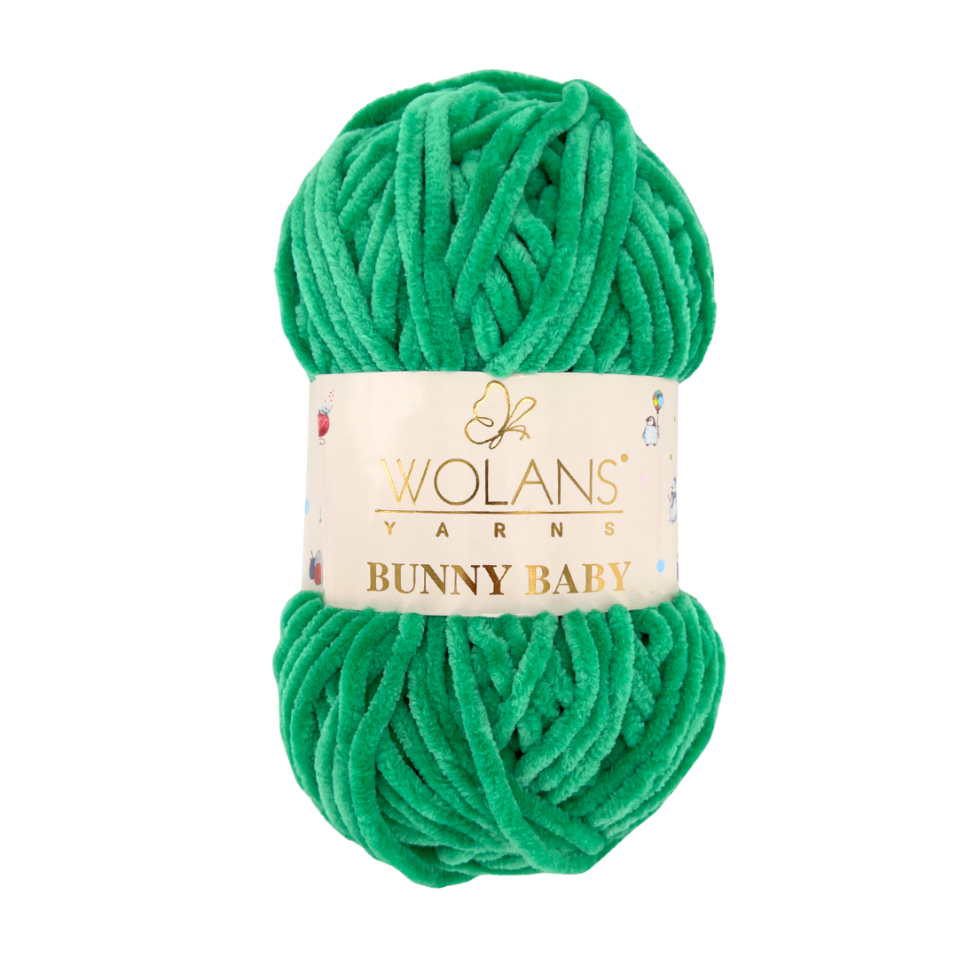 Wolans Bunny Baby 100-86 Smaragd – šenilllõng