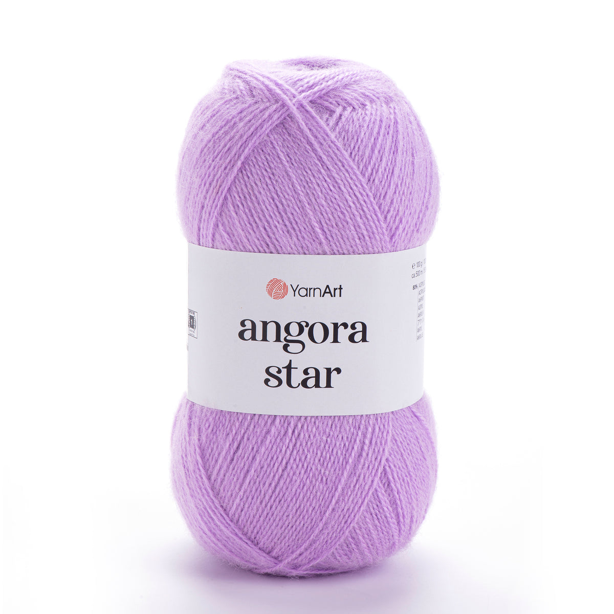 YarnArt Angora Star 9560 Glicinijų – pūkuoti akrilo siūlai su vilna
