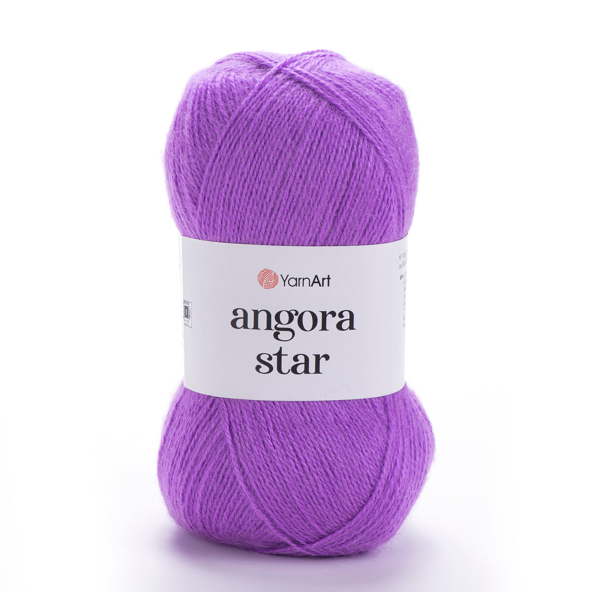 YarnArt Angora Star 9561 Violetinė – pūkuoti akrilo siūlai su vilna