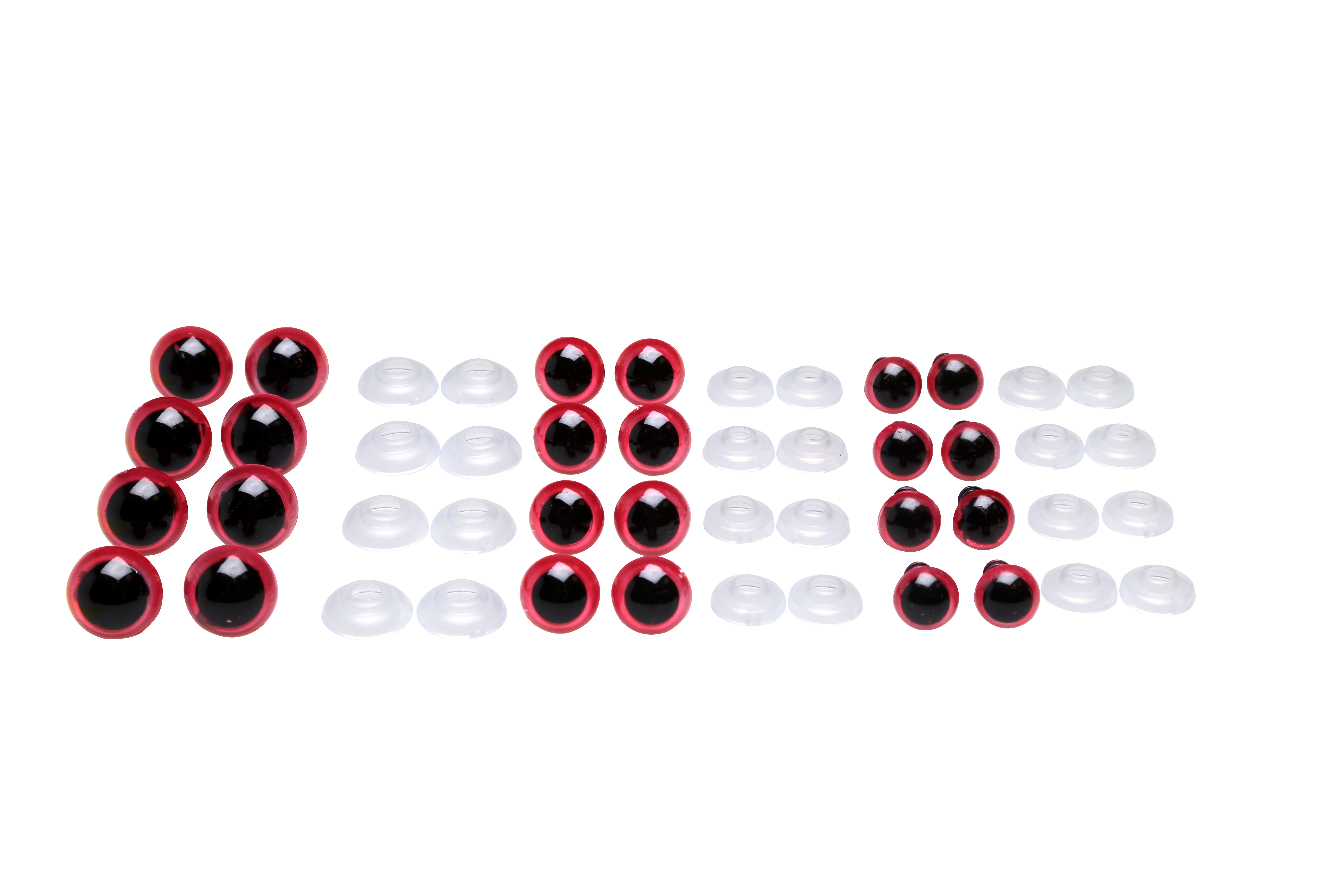 Pink Safety Eyes – Mix Pack (12 Pairs)