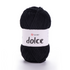 YarnArt Dolce 742 Black – plush chenille yarn