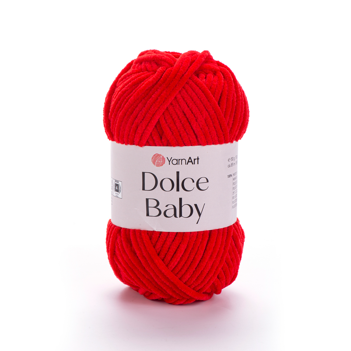 YarnArt Dolce Baby 748 Rouge – fil chenille fin