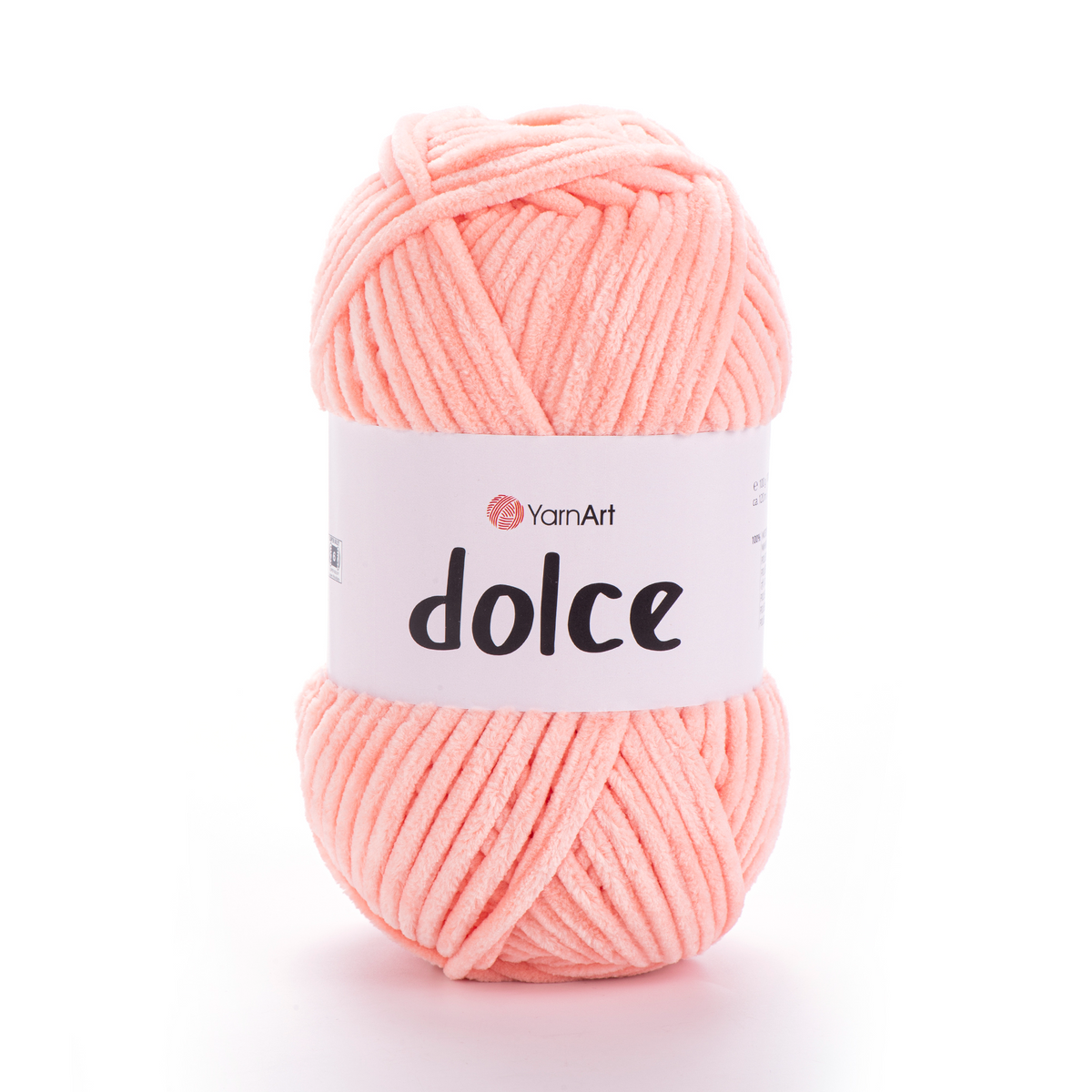 YarnArt Dolce 764 Powder Pink – plush chenille yarn