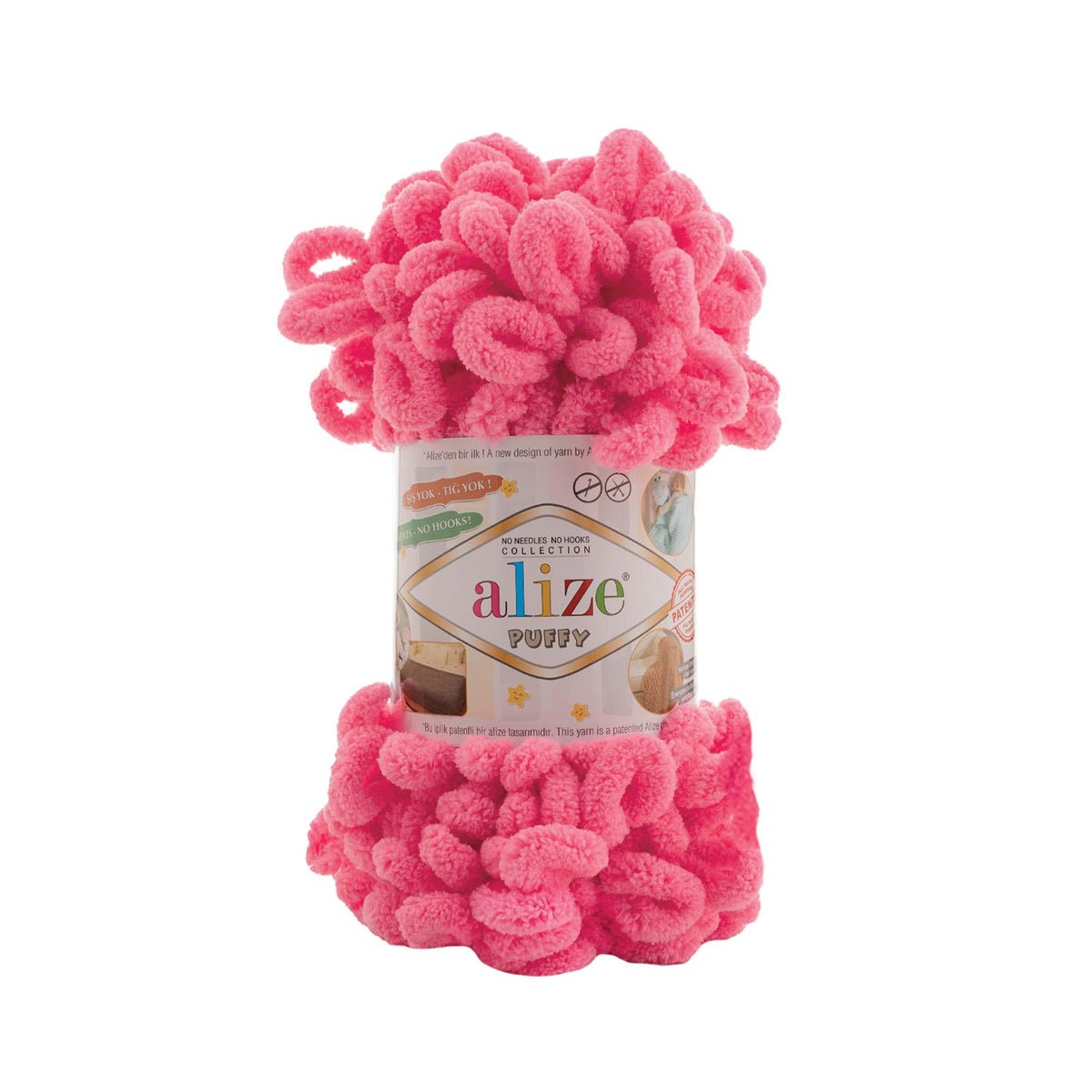 Alize Puffy 560 Pastèque – fil à boucles