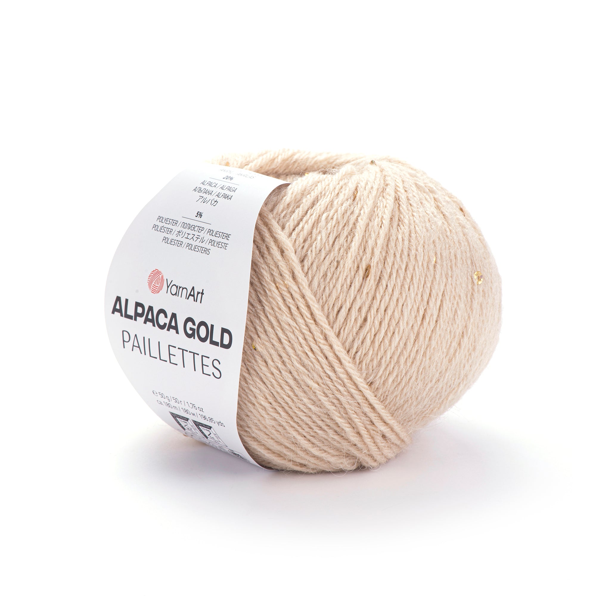 YarnArt Alpaca Gold Paillettes Alpaca Gold Paillettes 9302
