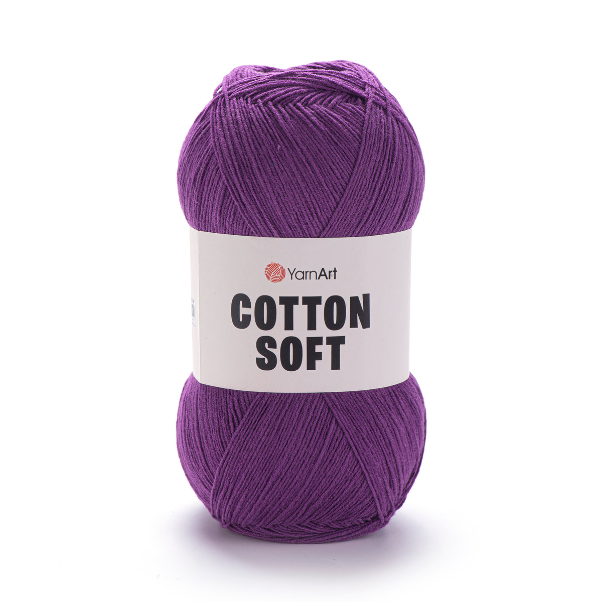 YarnArt Cotton Soft 50 Melanzana – filato fine cotone e acrilico