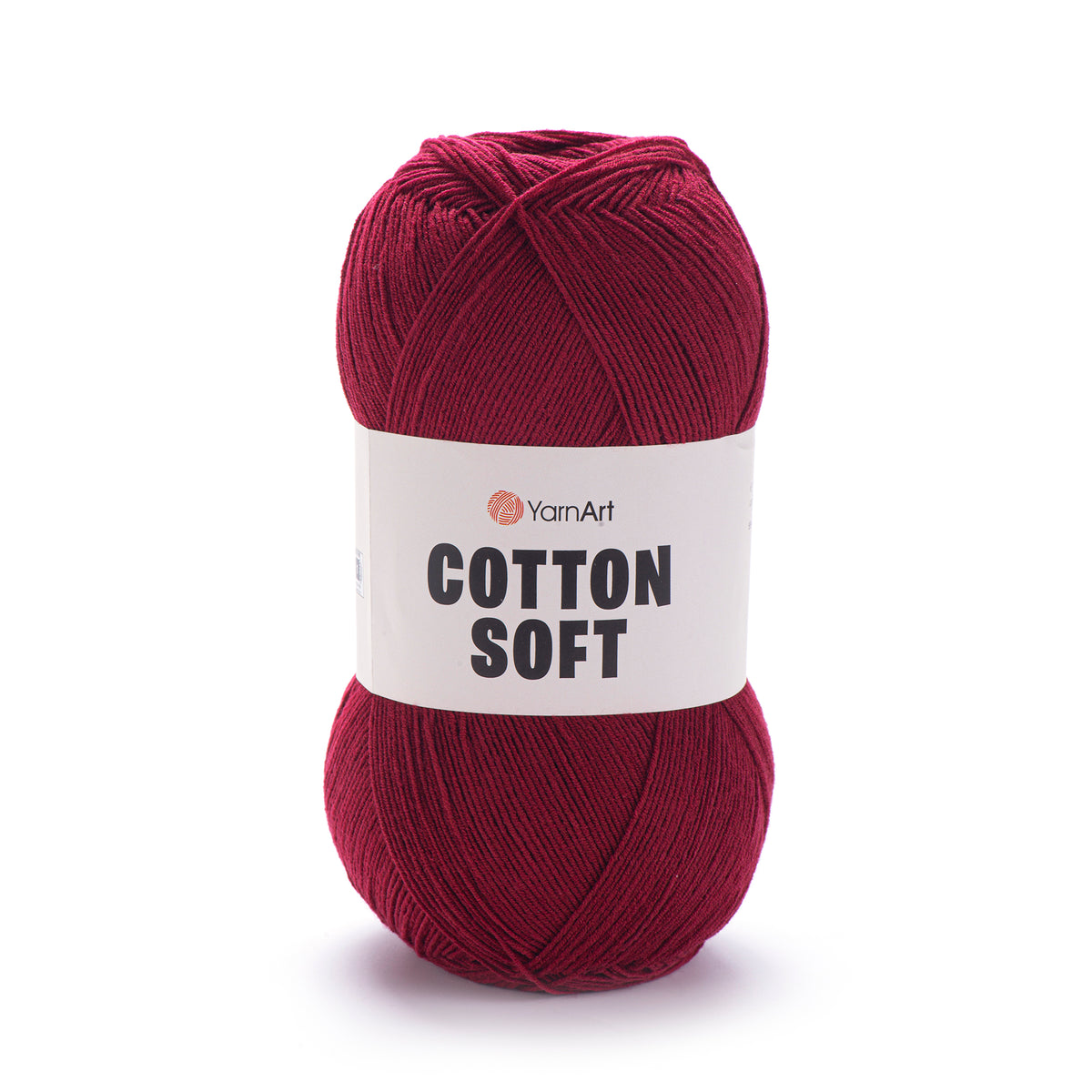 YarnArt Cotton Soft 66 Bordeaux – filato fine cotone e acrilico
