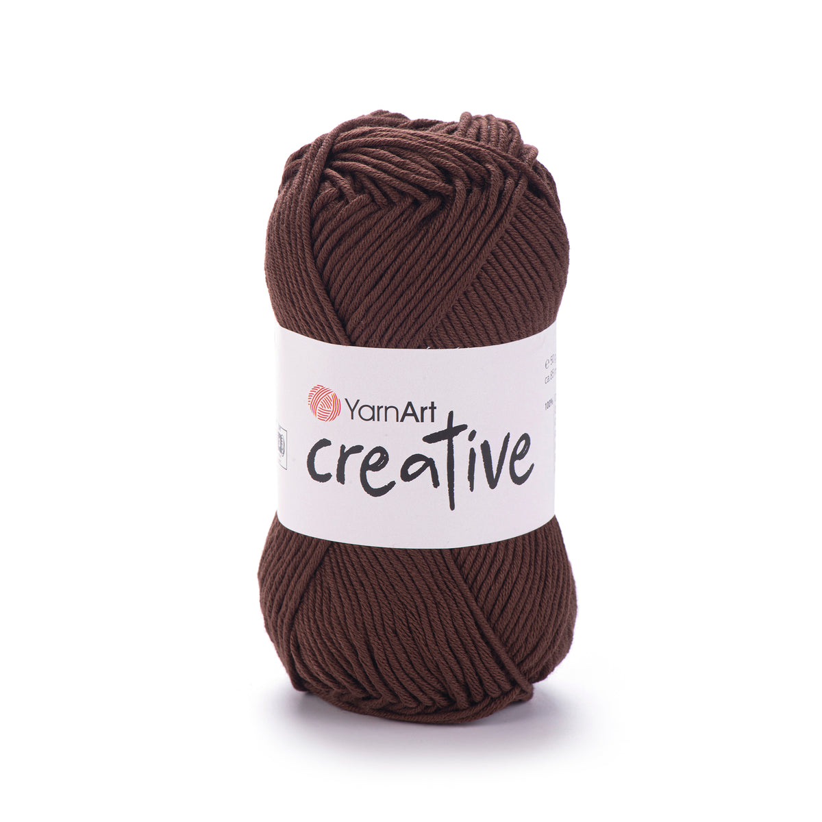 YarnArt Creative 232 Tumši brūna – matēta kokvilnas dzija