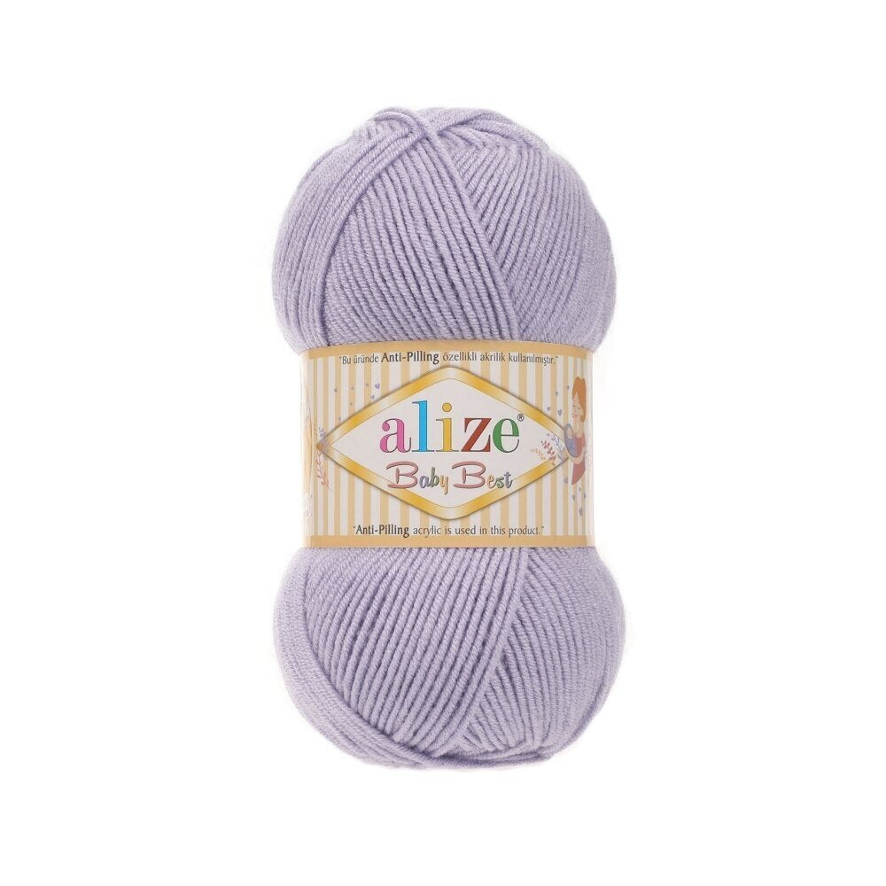 Alize Baby Best 682 Levandų – kūdikių siūlai su bambuku