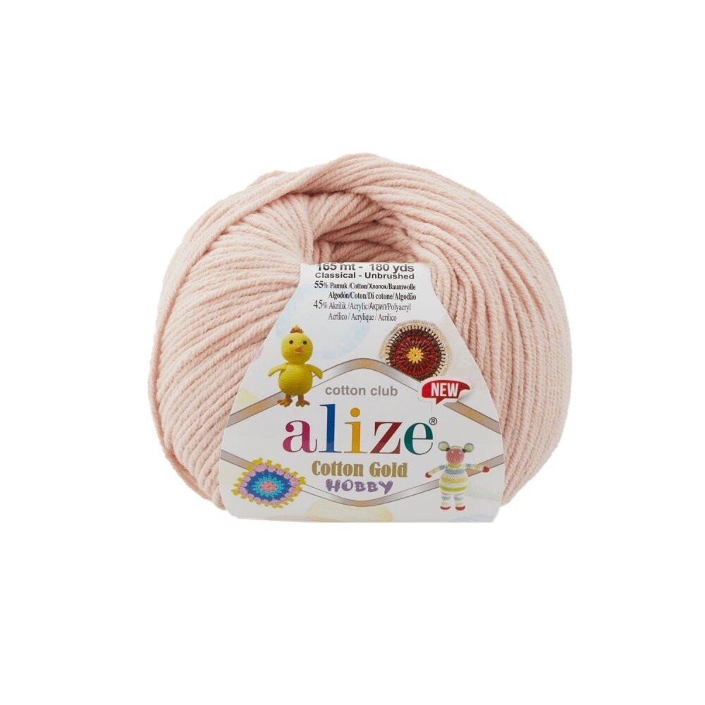 Alize Cotton Gold Hobby 161 Puder – bomulls- och akrylgarn