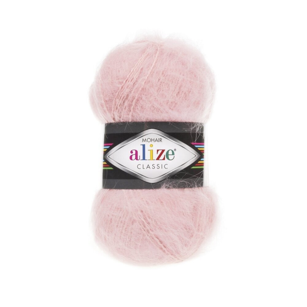 Alize Mohair Classic 271 Pūdera rozā – akrila dzija ar mohēru un vilnu