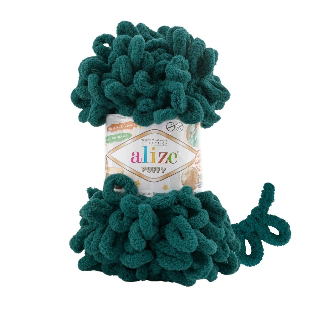 Alize Puffy 426 Pétrole – fil à boucles