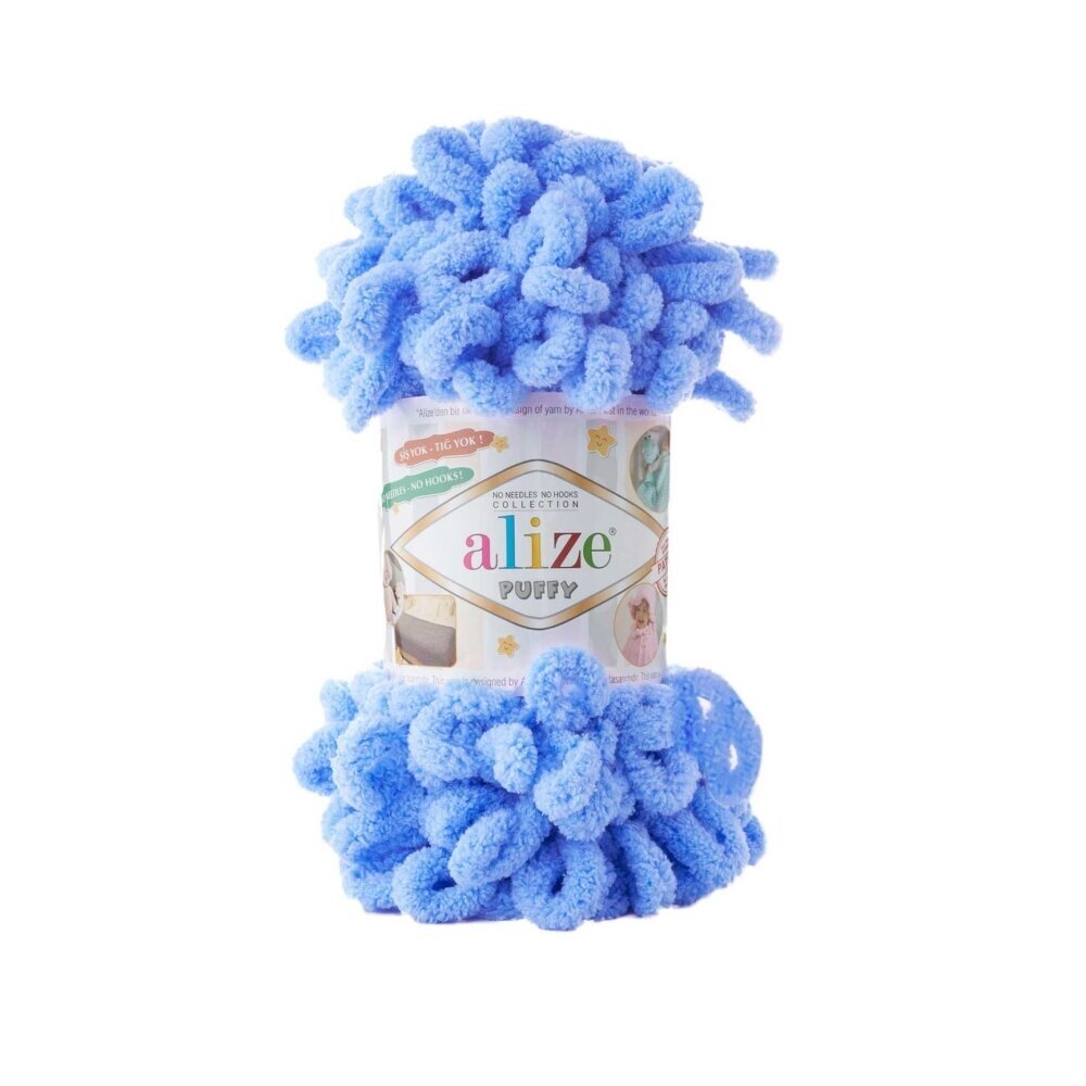 Alize Puffy 112 Bleuet – fil à boucles
