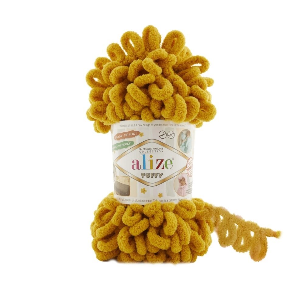 Alize Puffy 02 Safran – fil à boucles