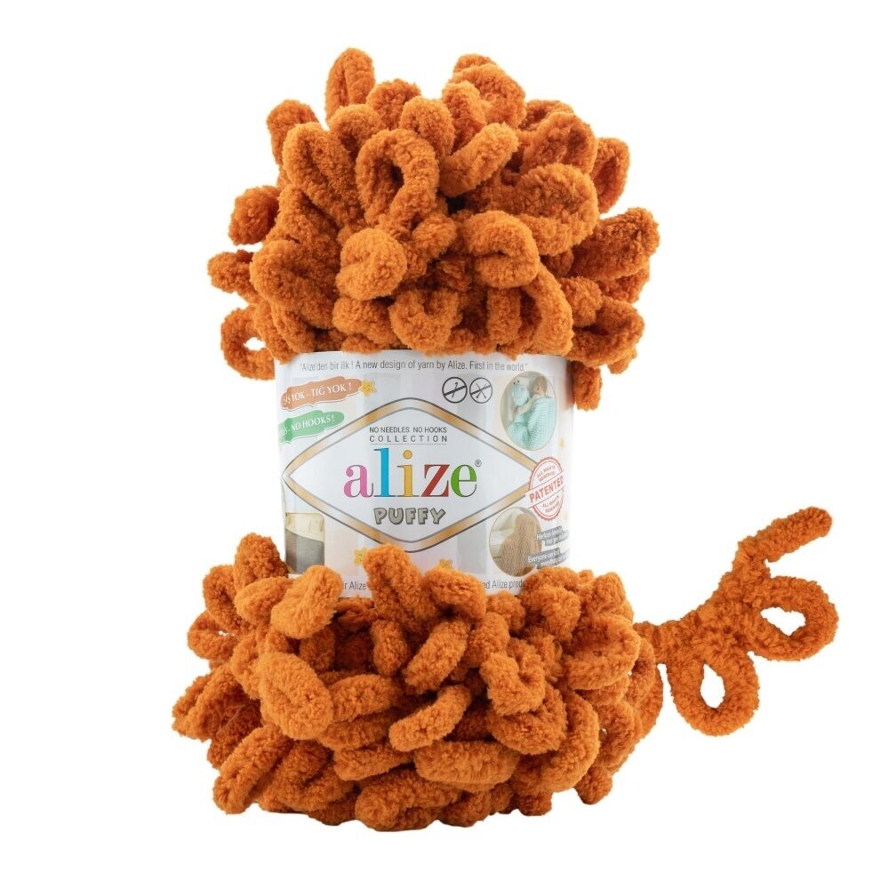 Alize Puffy 234 Rouille – fil à boucles