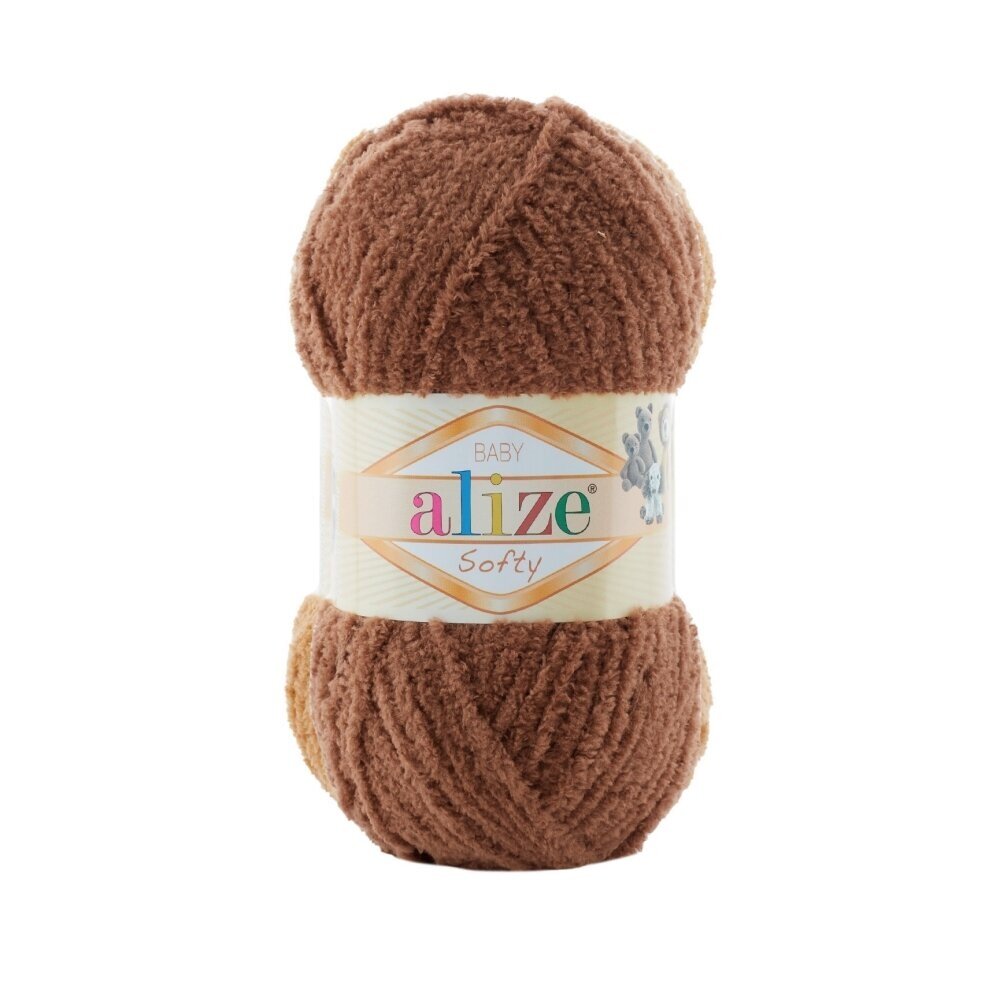 Alize Softy Baby 321 Kakao – plīša dzija mazuļiem