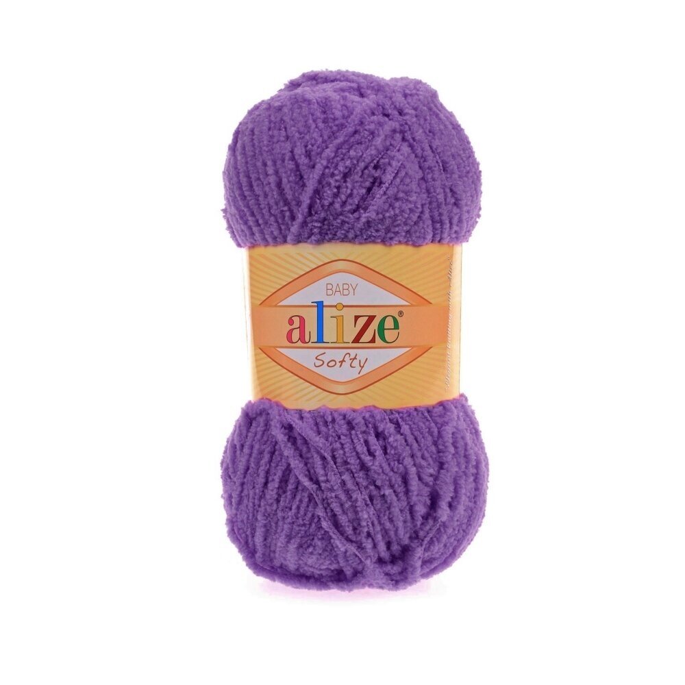 Alize Softy Baby 44 Purpura – plīša dzija mazuļiem