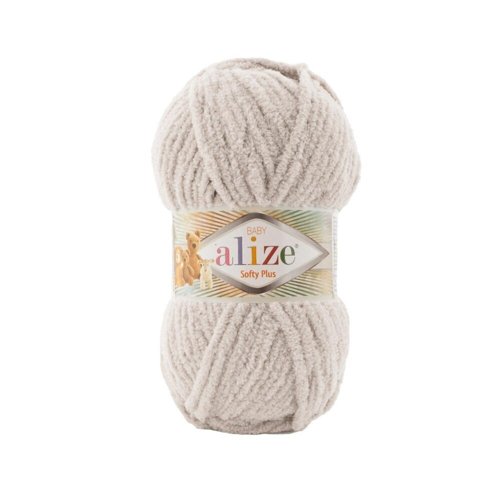 Alize Softy Plus 599 Elfenben – mjukt frottéliknande garn