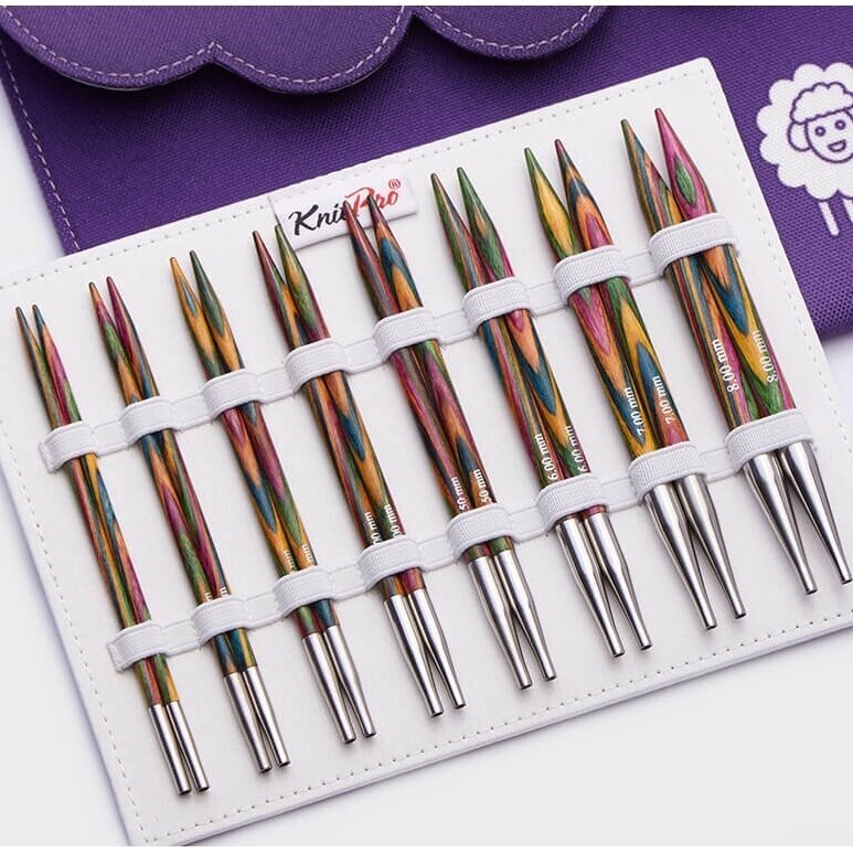 KnitPro Symfonie Dreamz Deluxe Wood Interchangeable Needle Set (13 cm)