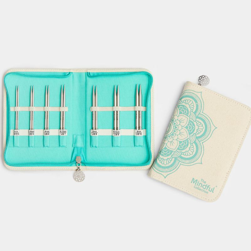 Kit d'aiguilles interchangeables KnitPro Mindful Kindness (10 cm)