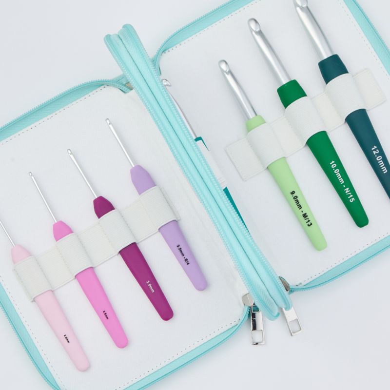 KnitPro Waves 2.0 Grande Crochet Hook Set (14 hooks)