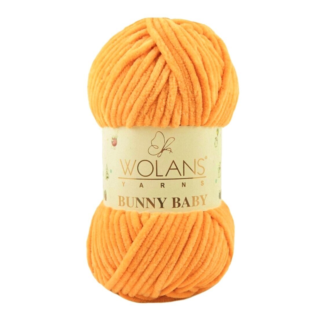 Wolans Bunny Baby 100-25 Mandariin – šenilllõng