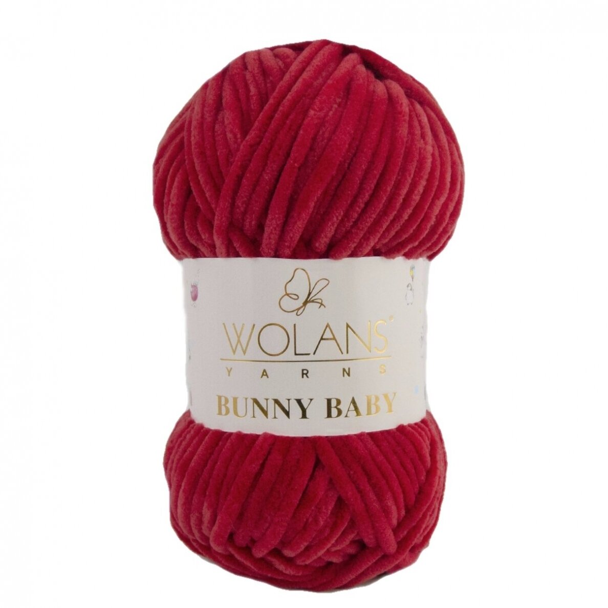 Wolans Bunny Baby 100-58 Veinipunane – šenilllõng