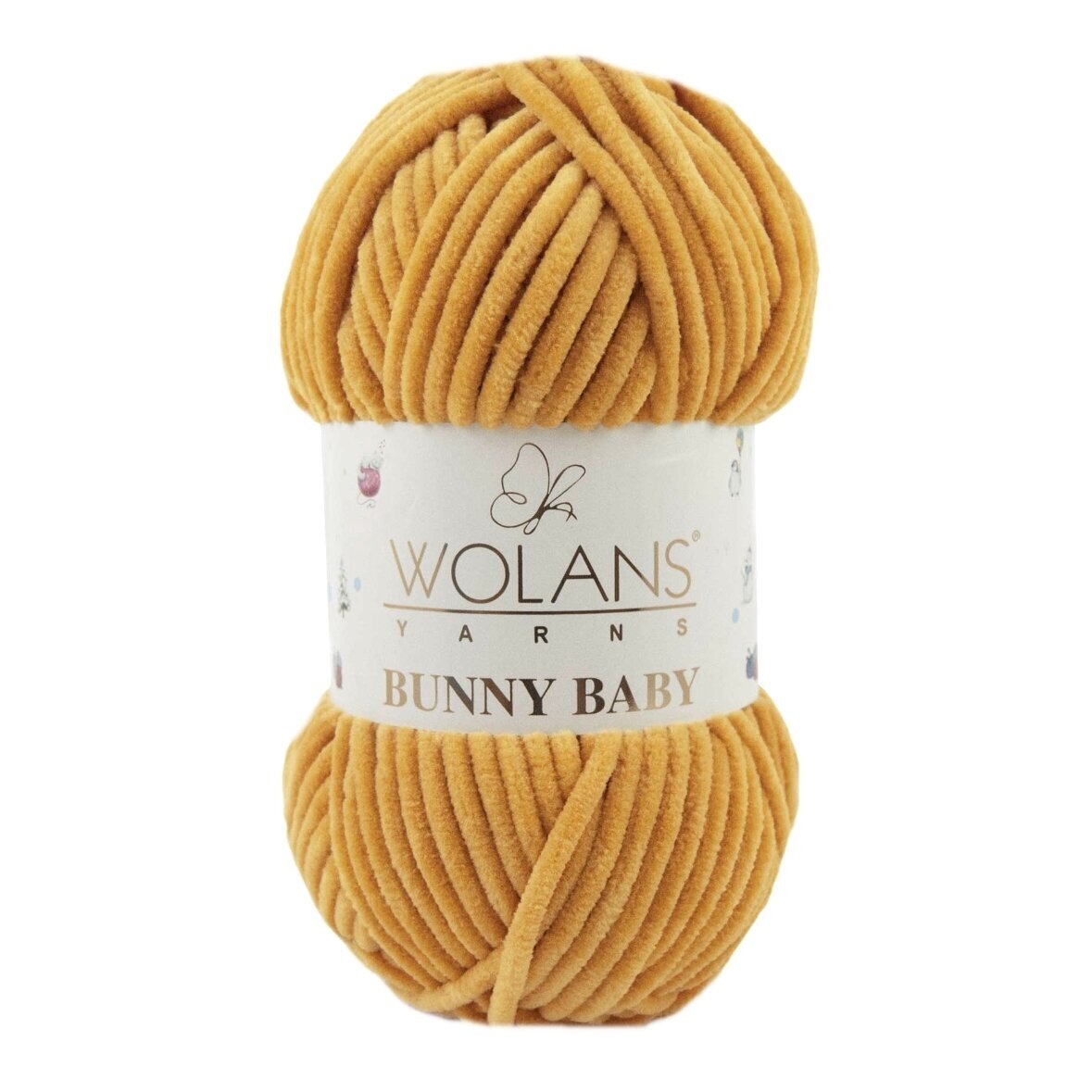Wolans Bunny Baby 100-37 Sinepikollane – šenilllõng