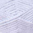 YarnArt Dolce Christmas White (4301) – close-up of the sparkly chenille