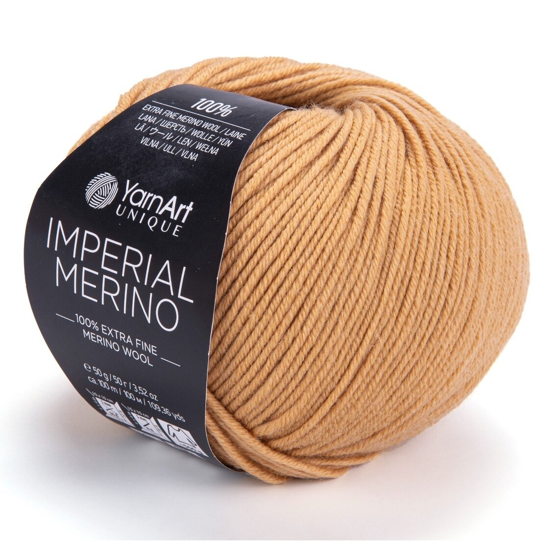 YarnArt Imperial Merino 3308 Kamel – extrafint merinogarn