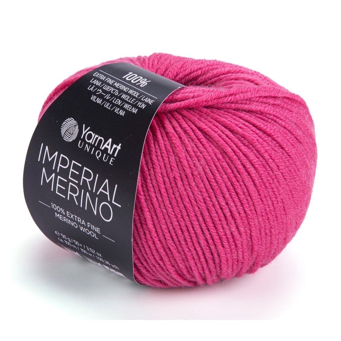 YarnArt Imperial Merino 3318 Magenta – extrafint merinogarn
