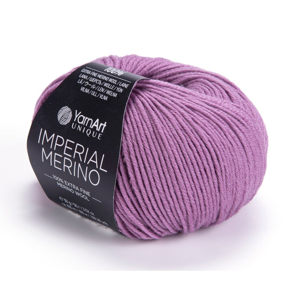 YarnArt Imperial Merino 3322 Malva – extrafint merinogarn